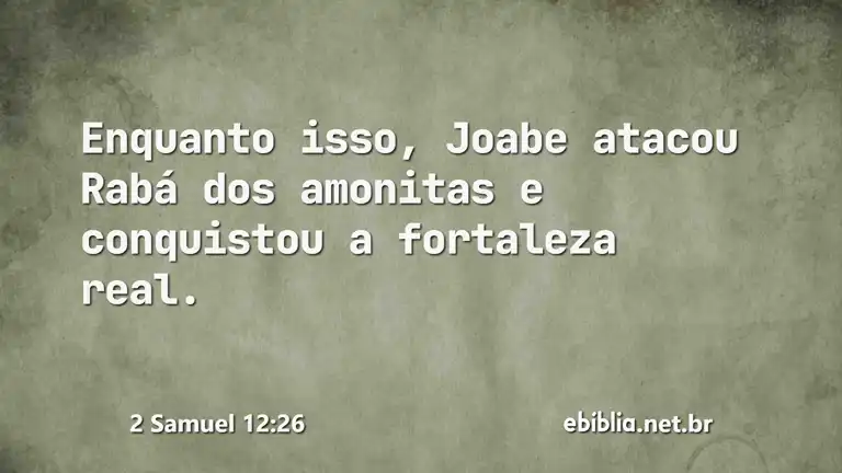 2 Samuel 12:26