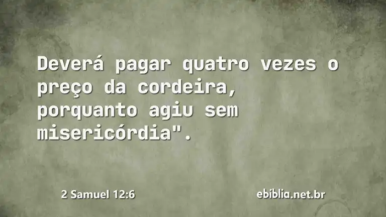 2 Samuel 12:6