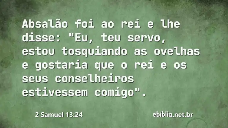 2 Samuel 13:24