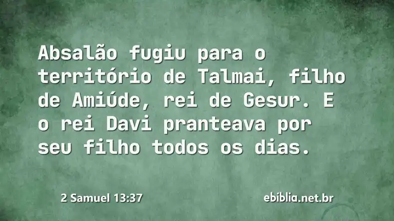 2 Samuel 13:37