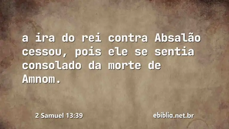 2 Samuel 13:39