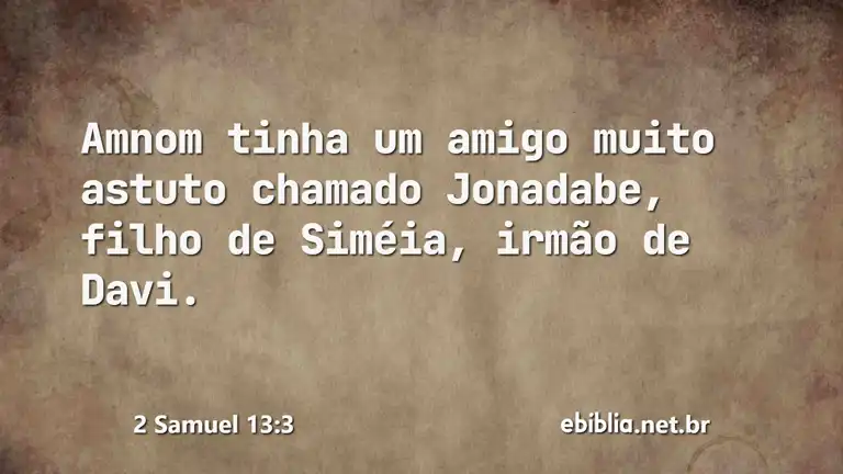 2 Samuel 13:3