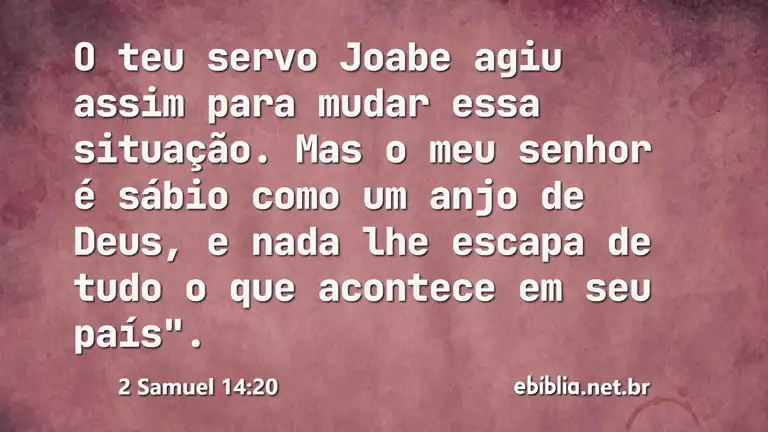 2 Samuel 14:20