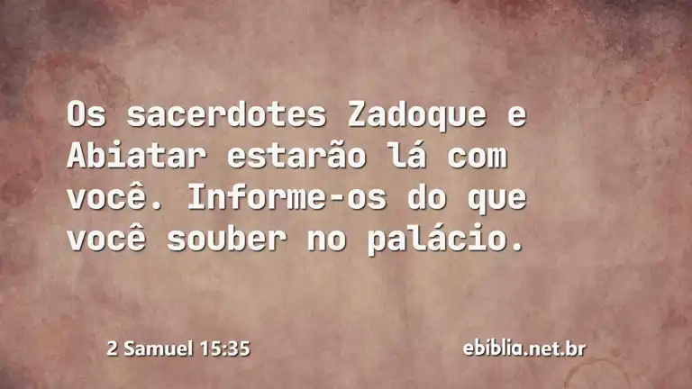 2 Samuel 15:35