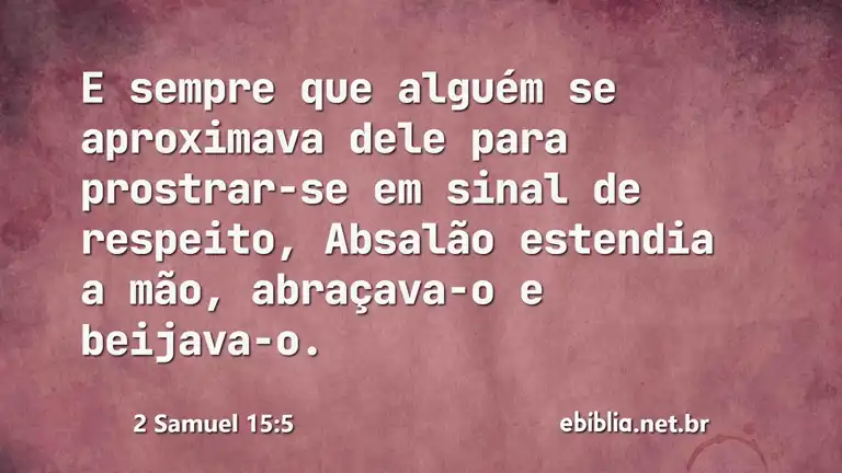 2 Samuel 15:5