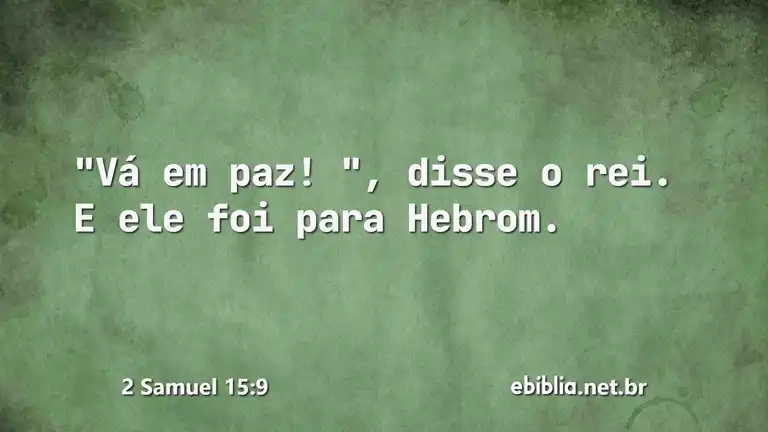 2 Samuel 15:9