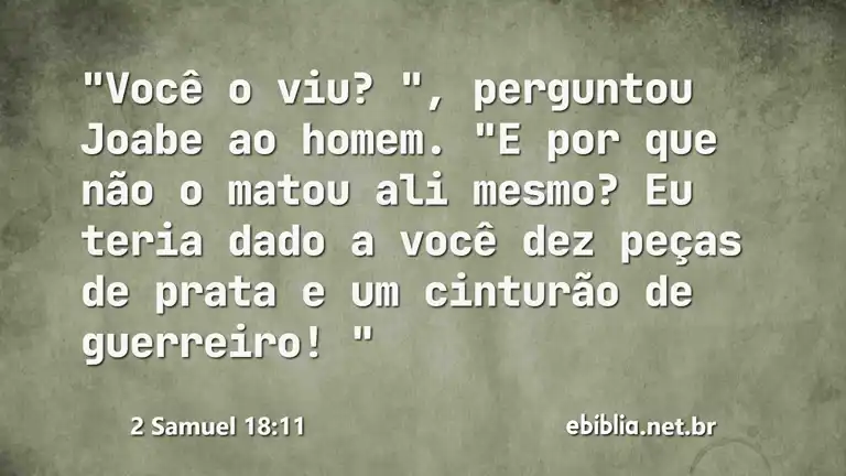 2 Samuel 18:11