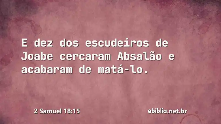 2 Samuel 18:15