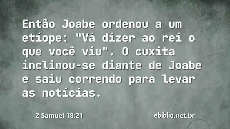 2 Samuel 18:21