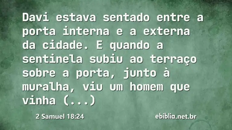 2 Samuel 18:24