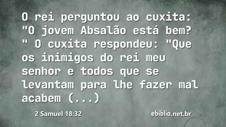 2 Samuel 18:32