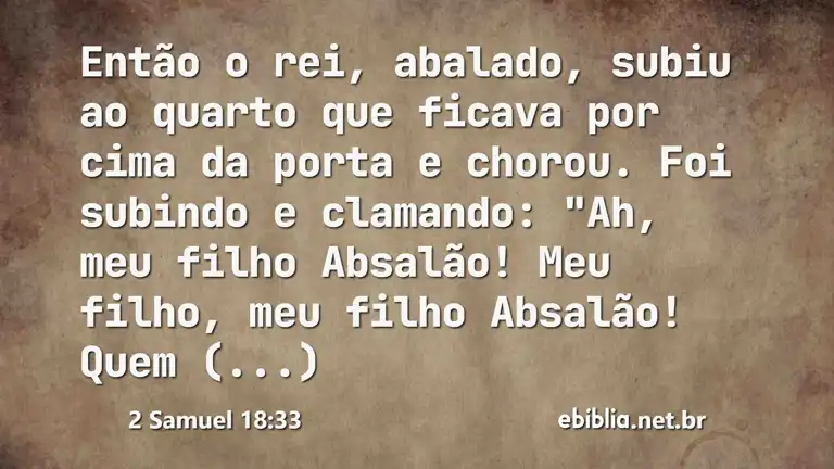 2 Samuel 18:33