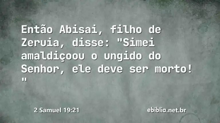 2 Samuel 19:21