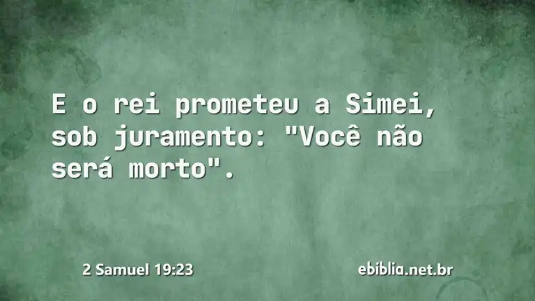 2 Samuel 19:23