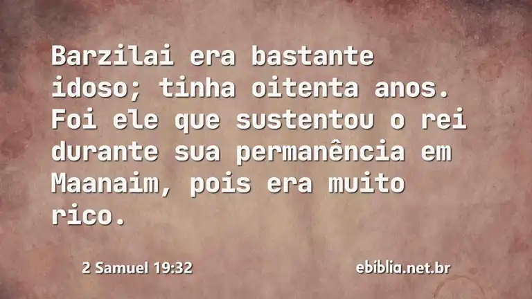 2 Samuel 19:32