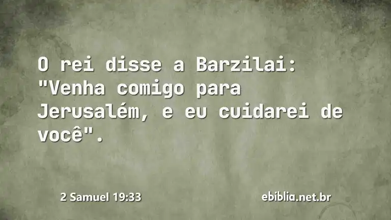 2 Samuel 19:33