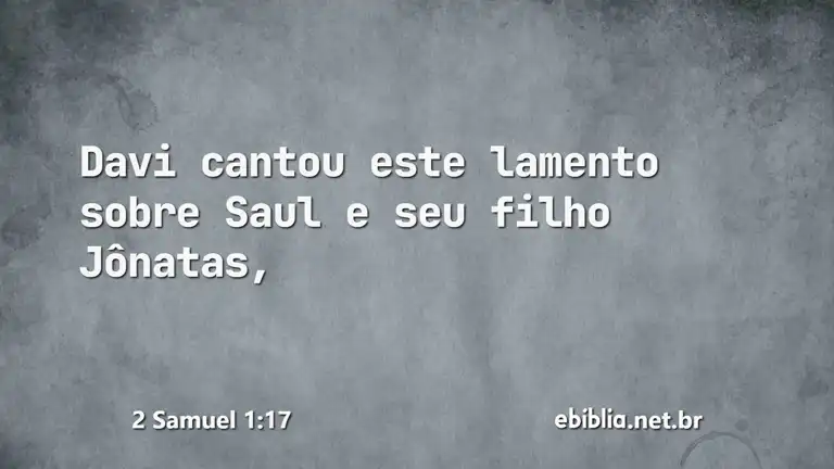 2 Samuel 1:17