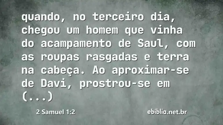 2 Samuel 1:2