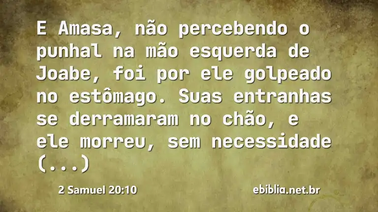 2 Samuel 20:10