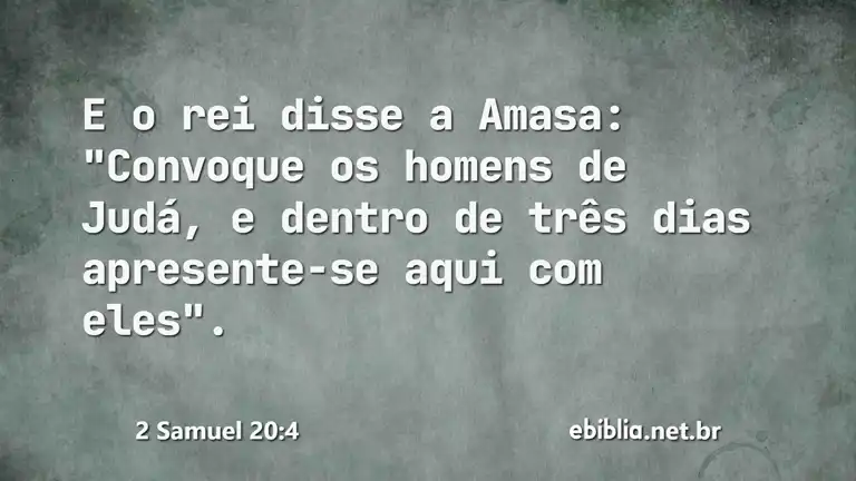 2 Samuel 20:4