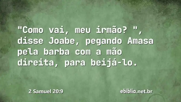 2 Samuel 20:9