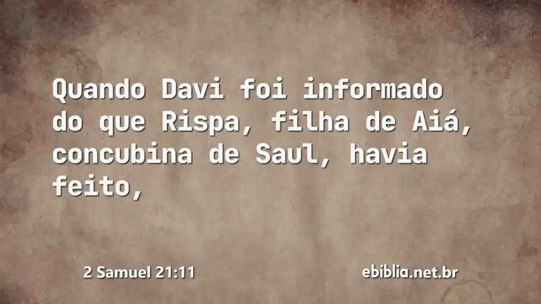 2 Samuel 21:11