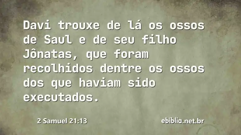 2 Samuel 21:13