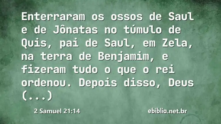 2 Samuel 21:14