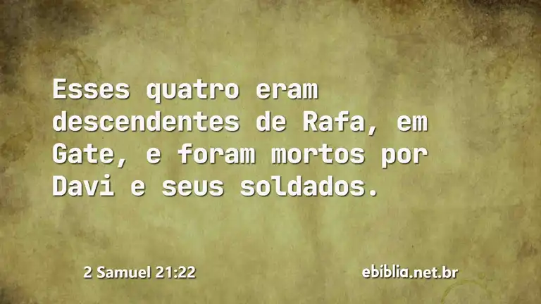 2 Samuel 21:22