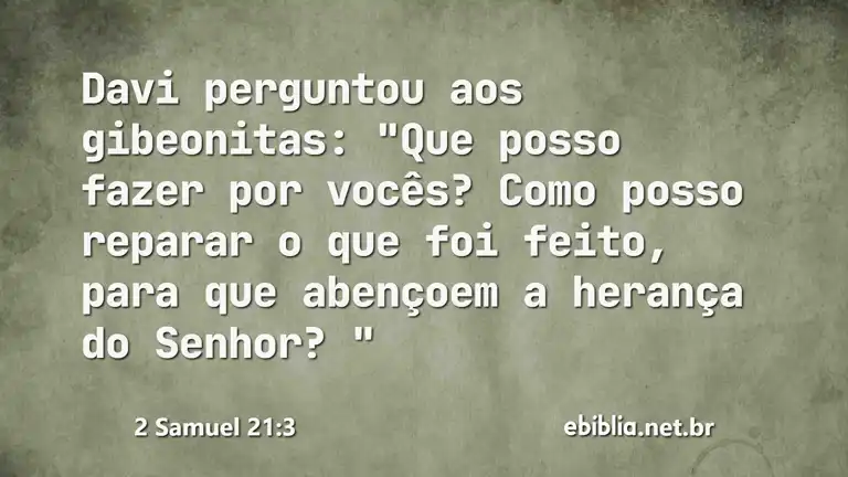 2 Samuel 21:3