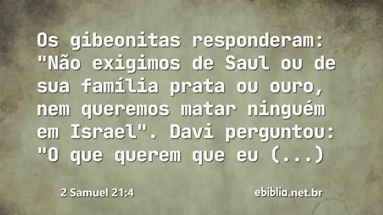 2 Samuel 21:4