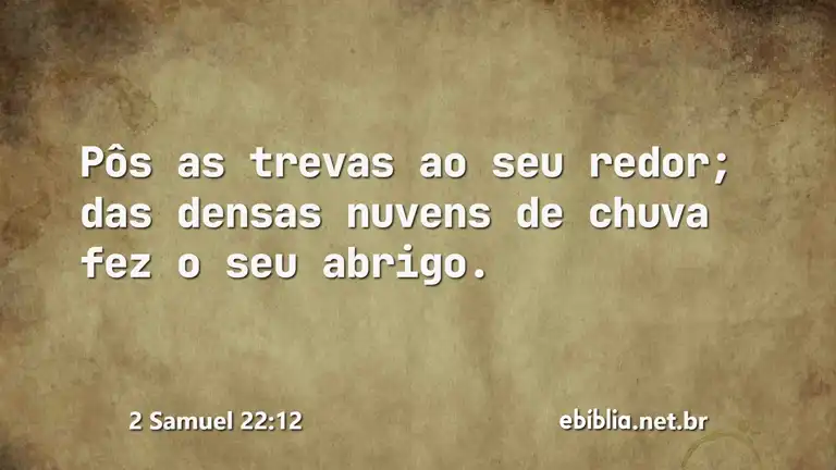 2 Samuel 22:12