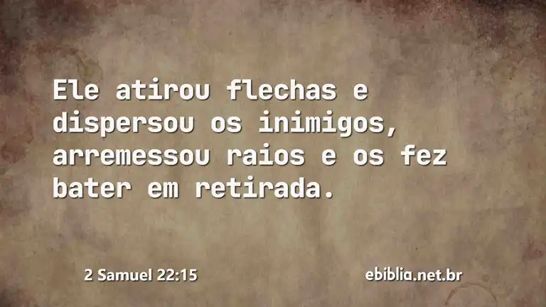 2 Samuel 22:15