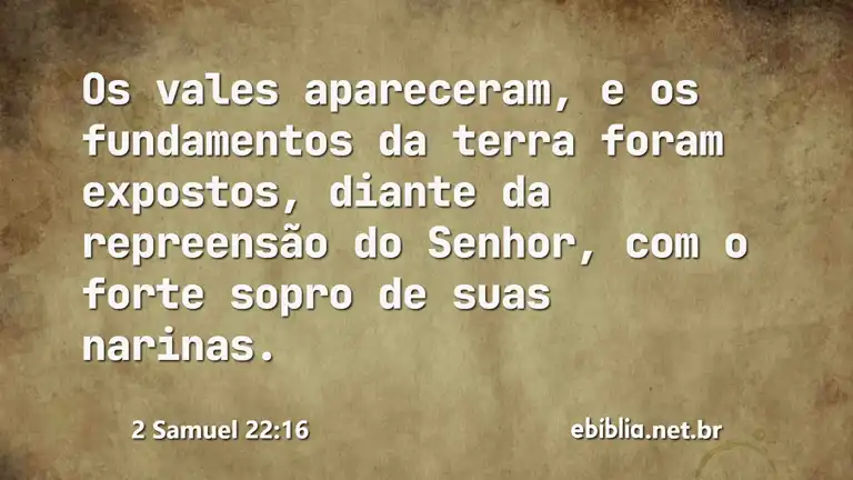 2 Samuel 22:16