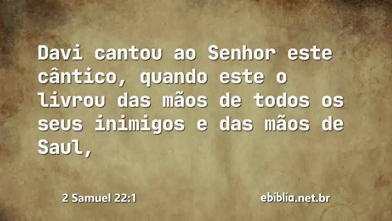 2 Samuel 22:1