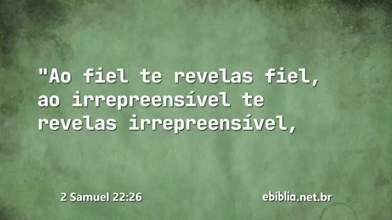 2 Samuel 22:26