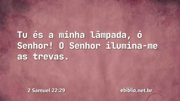 2 Samuel 22:29