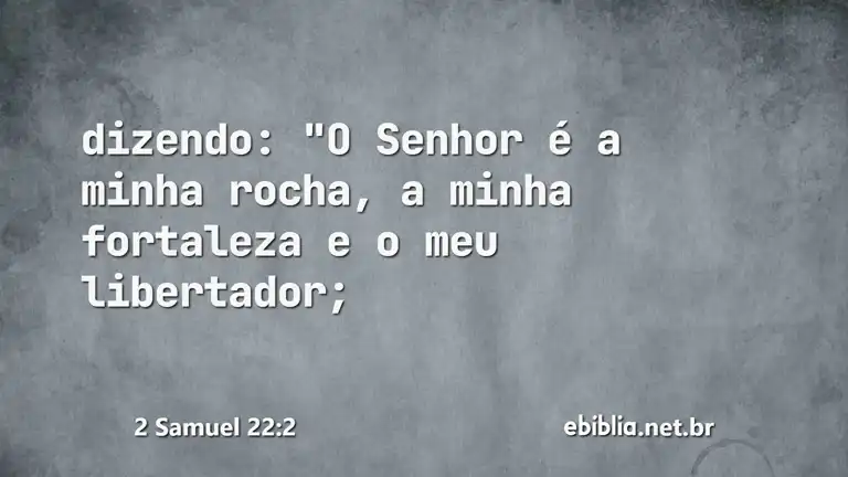 2 Samuel 22:2