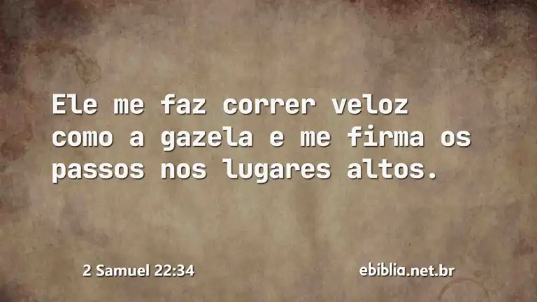 2 Samuel 22:34