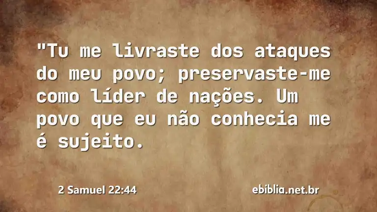 2 Samuel 22:44