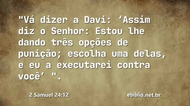 2 Samuel 24:12