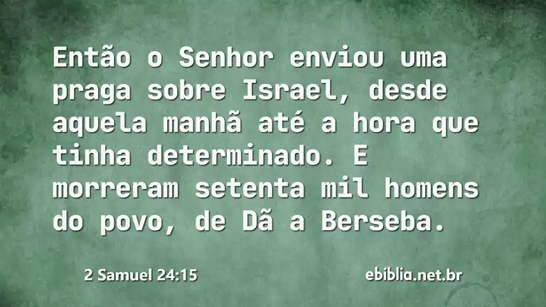 2 Samuel 24:15