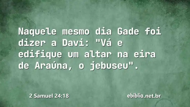 2 Samuel 24:18