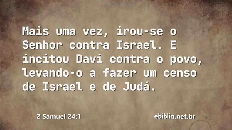 2 Samuel 24:1