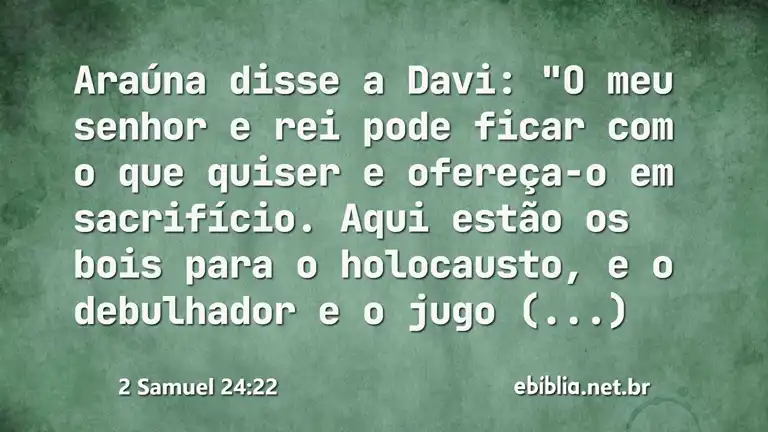 2 Samuel 24:22