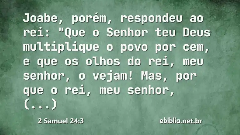 2 Samuel 24:3