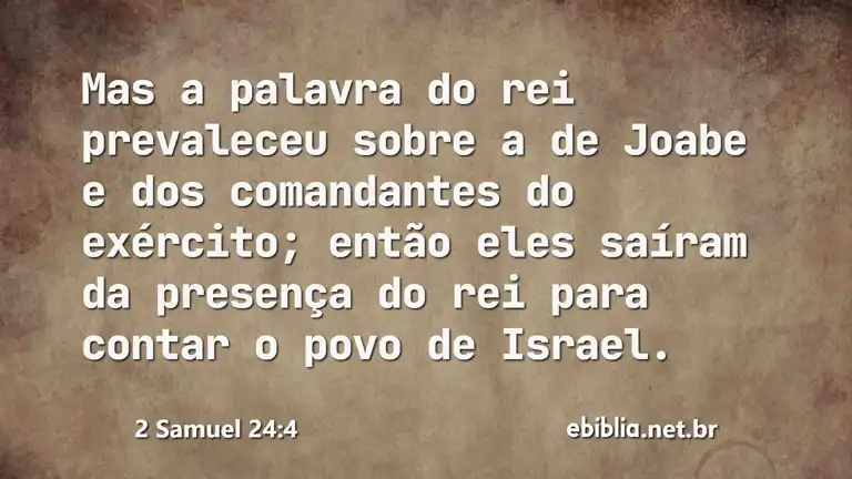 2 Samuel 24:4