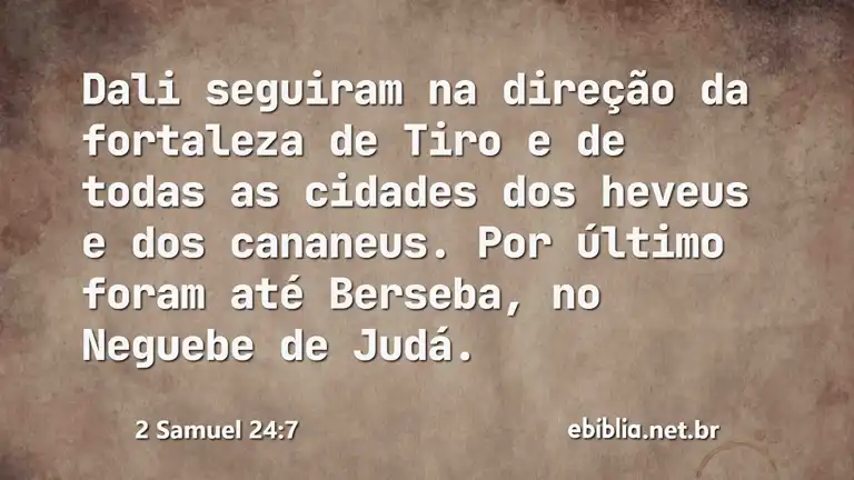 2 Samuel 24:7