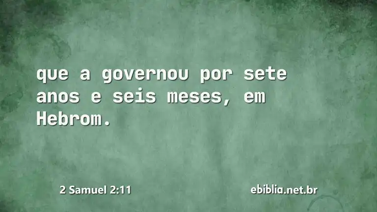 2 Samuel 2:11