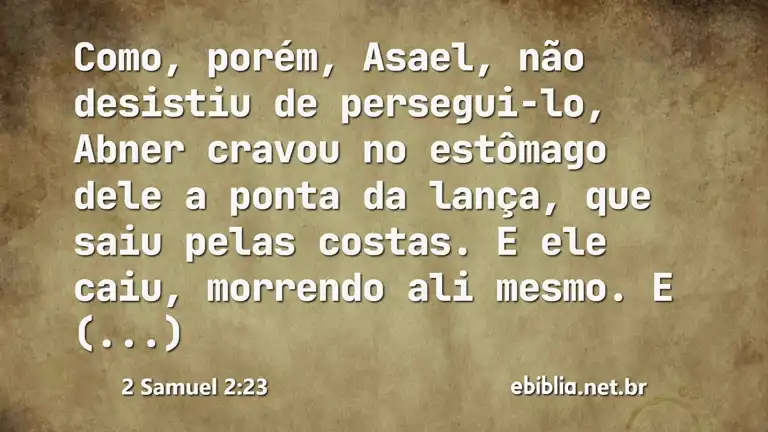 2 Samuel 2:23